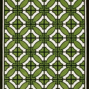 Verdant Mosaic Dijital Baskı Halı