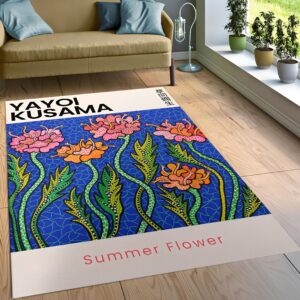 Summer Flower Dijital Baskı Halı